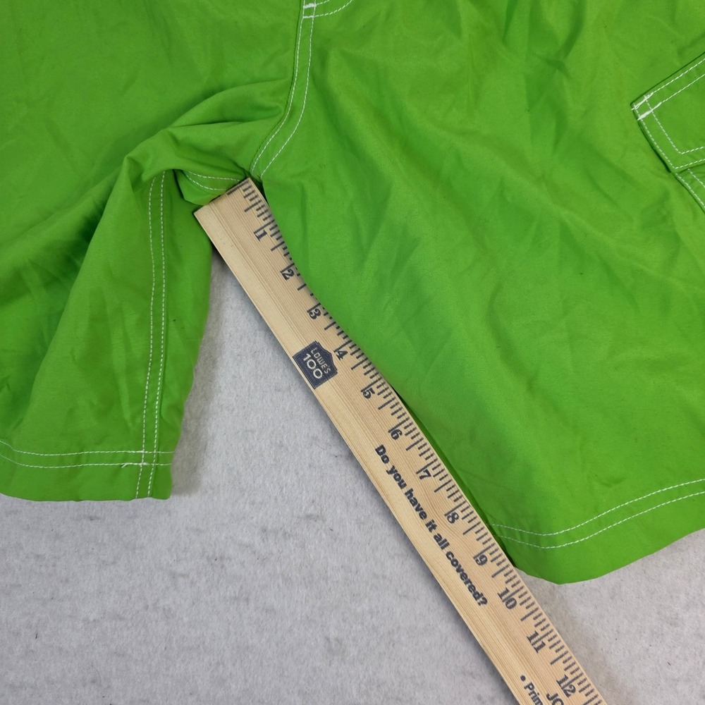C9 by Champion Mens Medium Swim Trunks‎ Lime Green Excellent Cargo Board Shorts - Picture 7 of 8